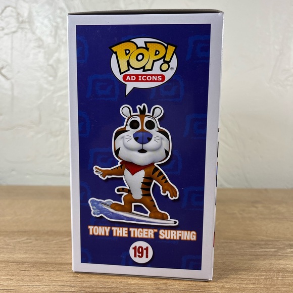 Tony the Tiger Surfing Funko Pop #191 Frosted Flakes SDCC 2023 Vaulted NOT MINT - Picture 5 of 10